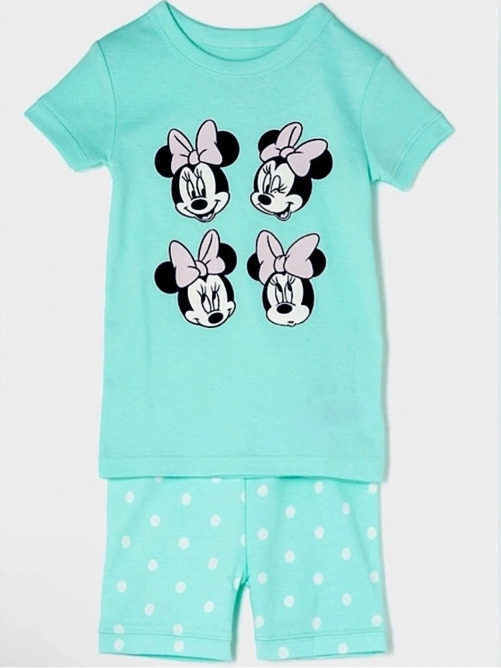 Gap Pajama Disney Minnie Mouse 100 Organic Cotton PJ Set 6 12 month girls mickey